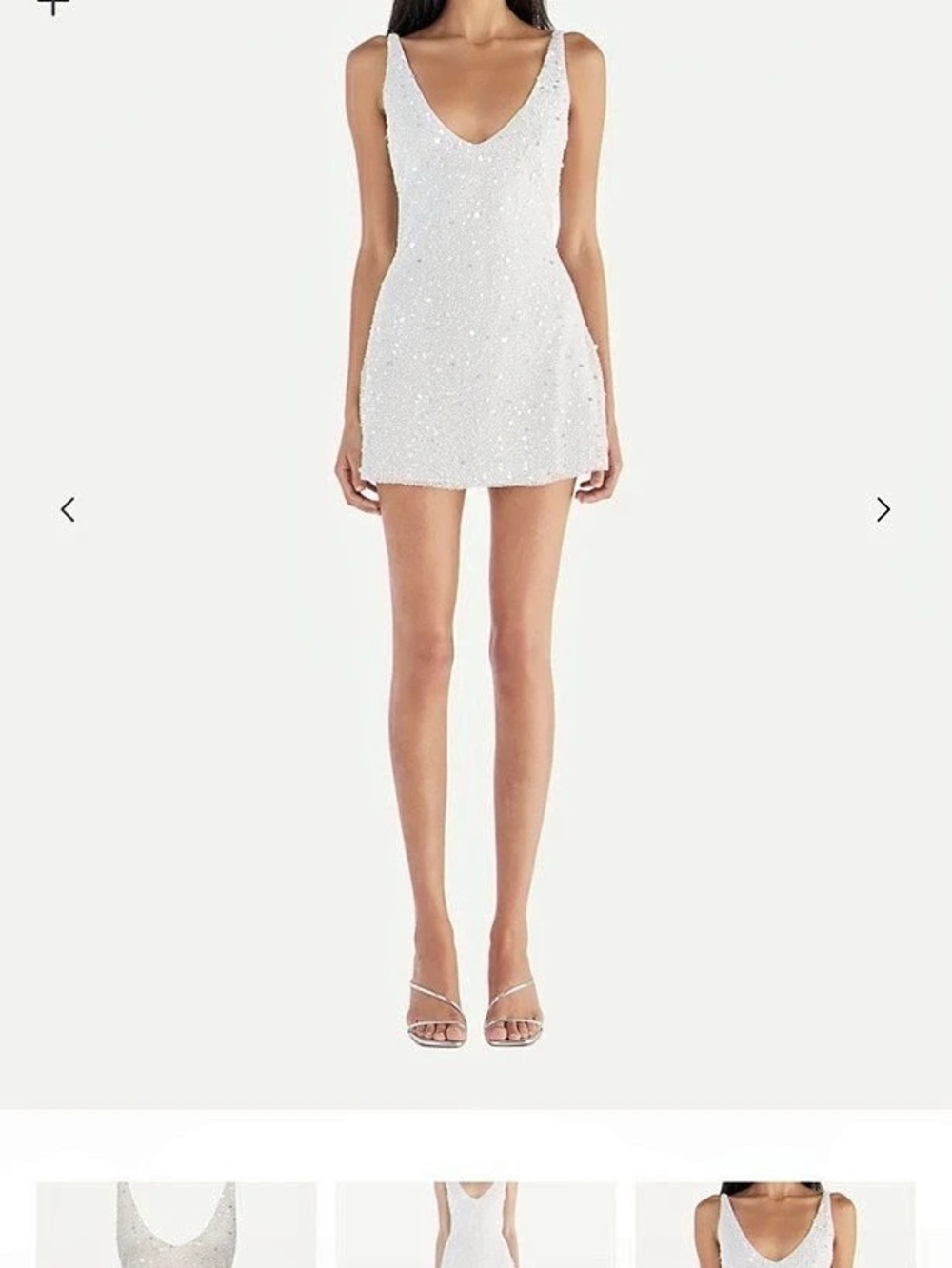 Asta Resort Ophelia Mini Dress salt